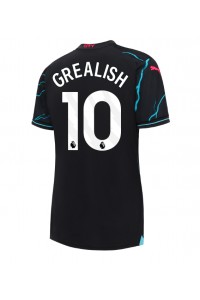 Fotbalové Dres Manchester City Jack Grealish #10 Dámské Třetí Oblečení 2023-24 Krátký Rukáv